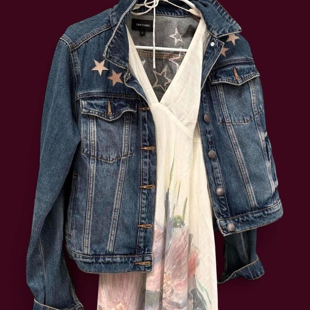 Driftwood Women's Blue and Navy Jacket - Picture 3 of 5